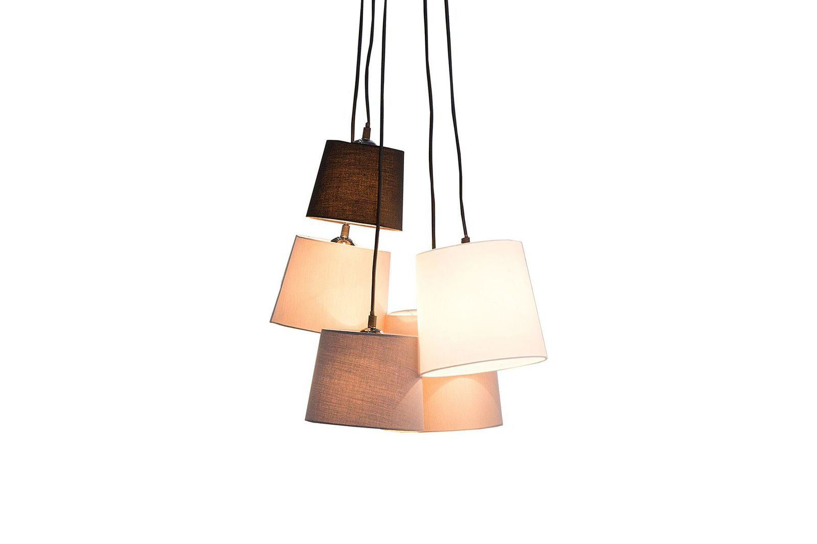 Lampa Levels szary biały czarny  / 37742 / INVICTA INTERIOR