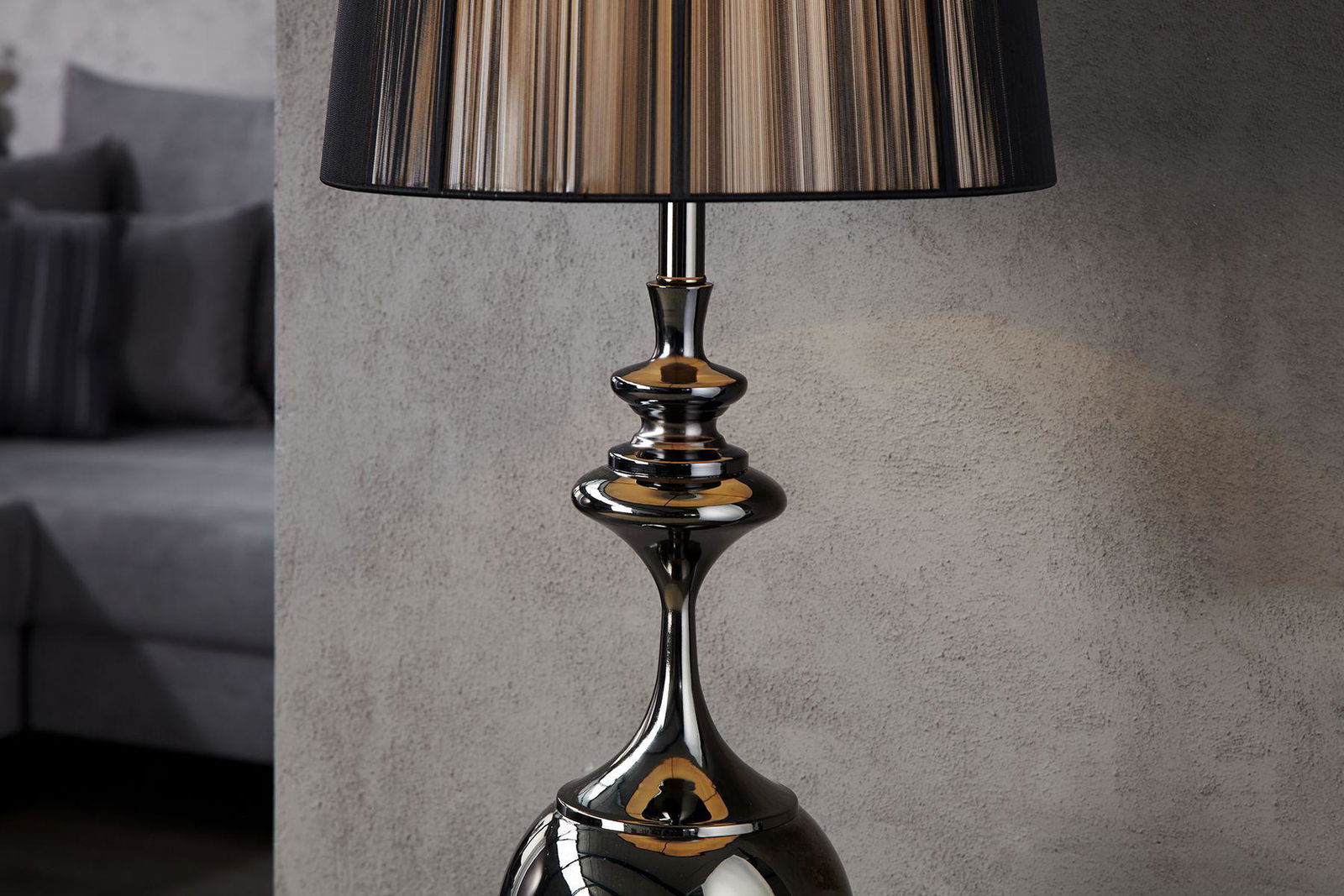Lampa Lucie 160 cm czarna / 20512 / INVICTA INTERIOR