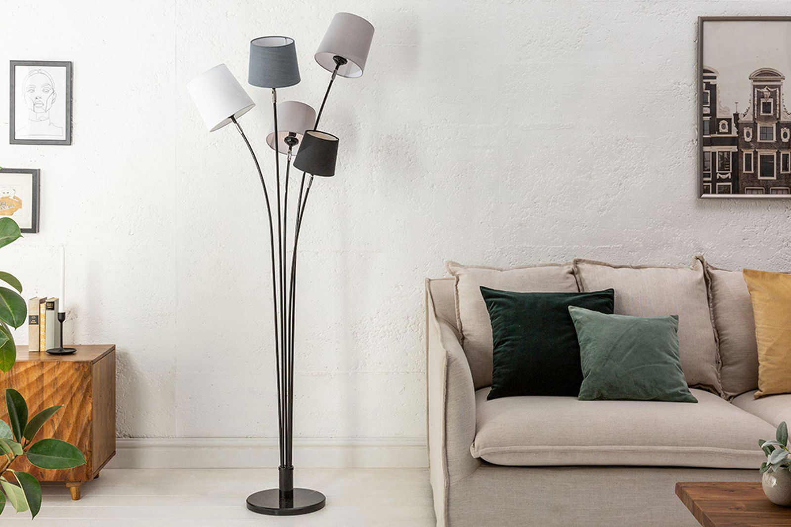 Lampa Podłogowa Levels 176 Cm  / 40745  / INVICTA INTERIOR