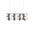 Lampa wisząca LED Slamp La Lollo, w kolorze cyny, 100 cm