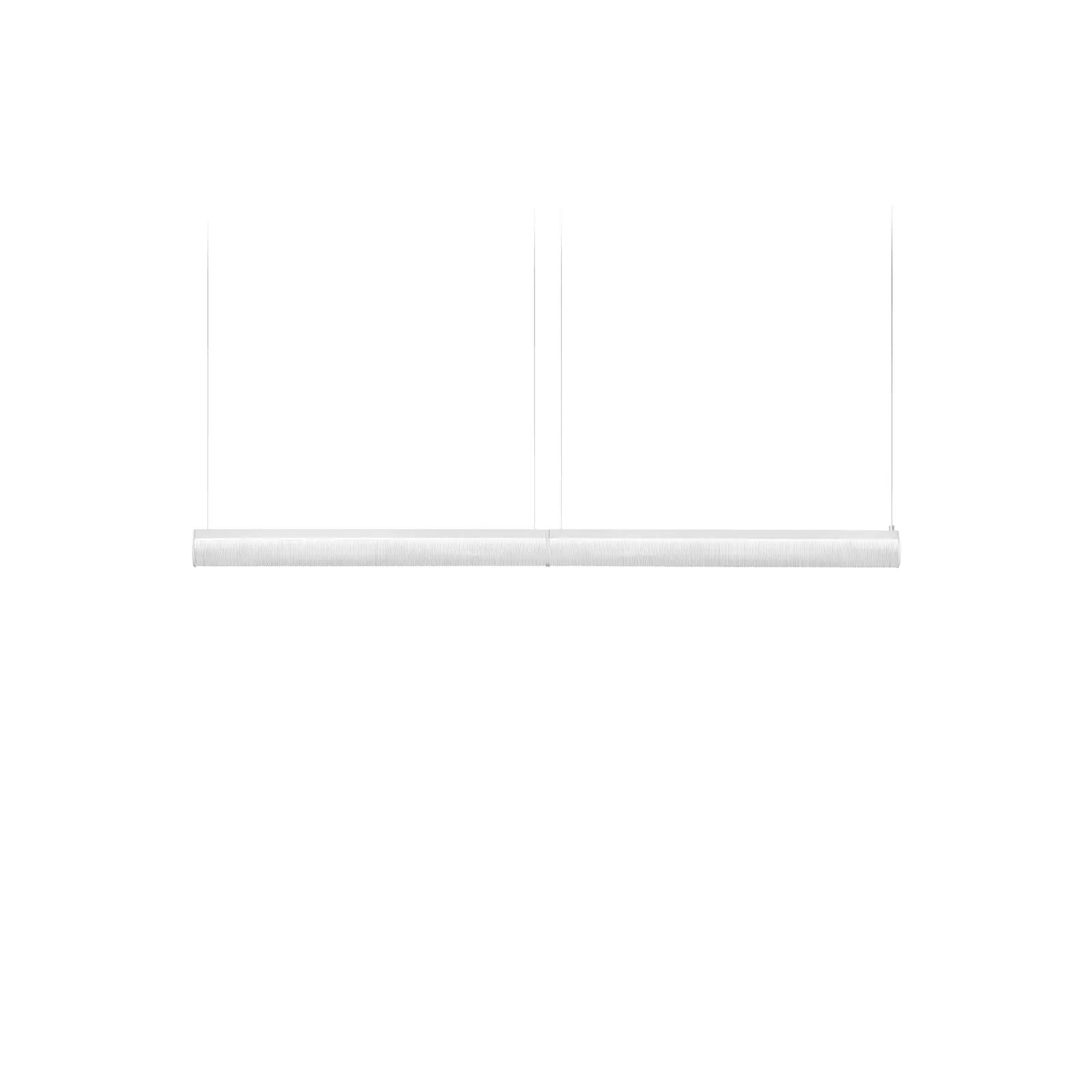 Lampa wisząca LED Slamp Modula Double, kryształ, szary