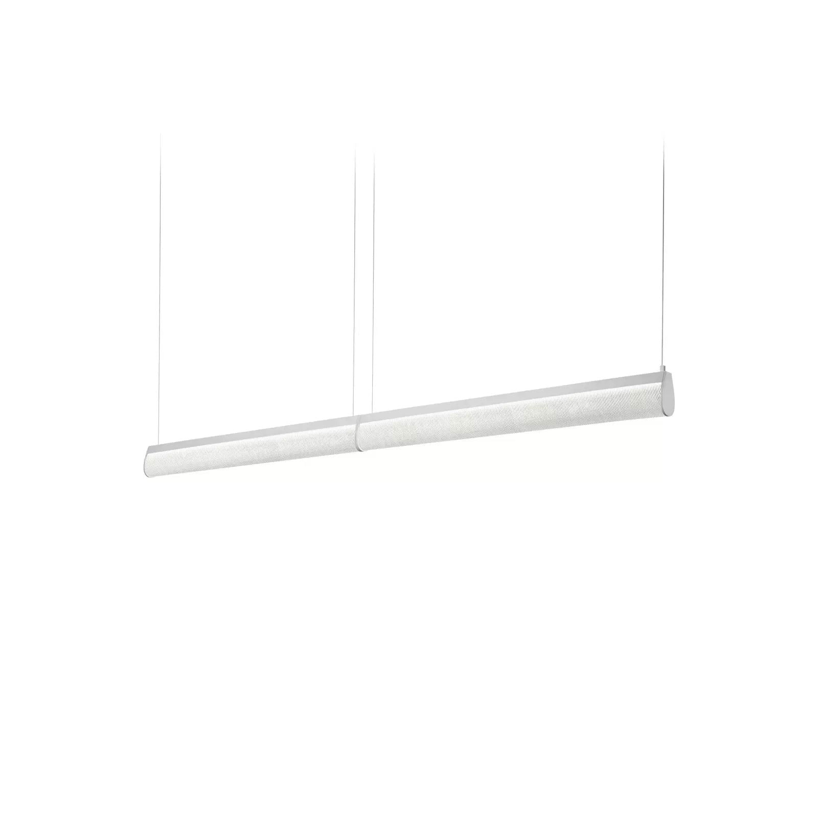 Lampa wisząca LED Slamp Modula Double, kryształ, szary