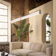 Lampa wisząca LED Slamp Modula Double, plisowana, szara