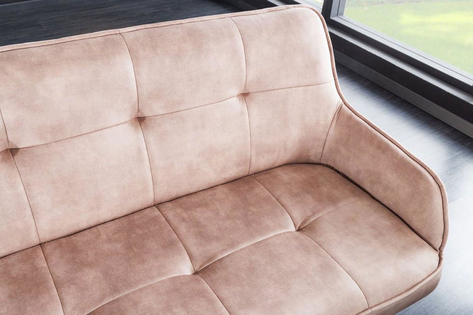 Ławka EUPHORIA AKSAMIT BEŻOWA / 43126  / INVICTA INTERIOR