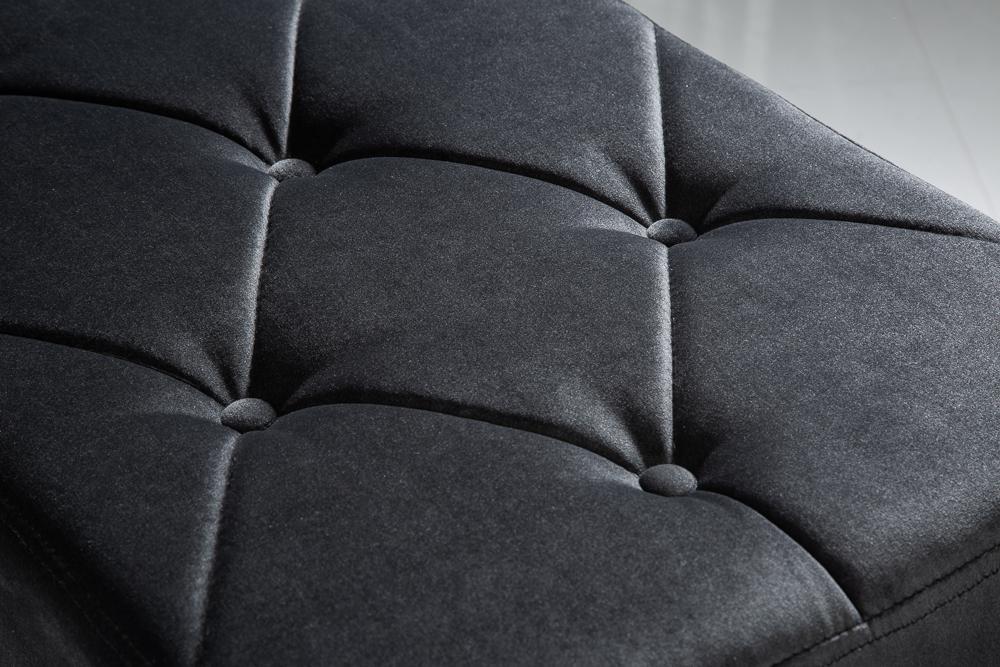 Ławka Modern Silver black /39160   / INVICTA INTERIOR