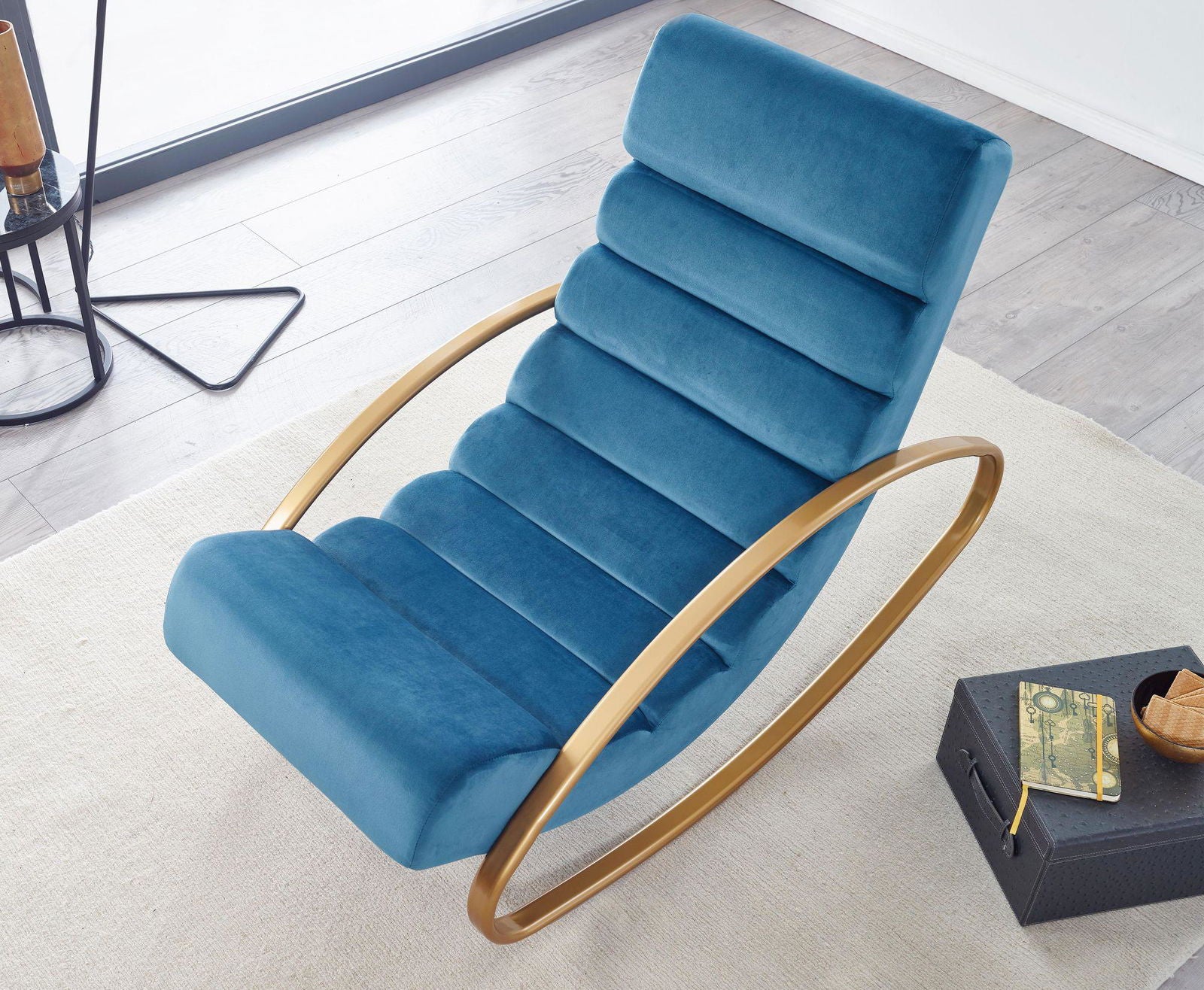 Leżanka Relax Lounger niebieski Wohnling / WL6.224