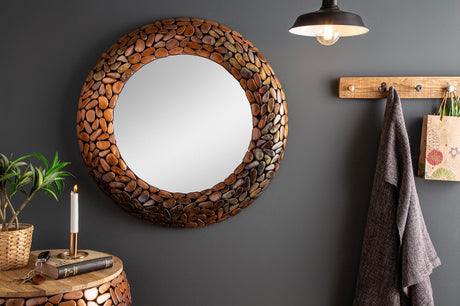 Lustro STONE MOSAIC miedź / 38743 / 41431