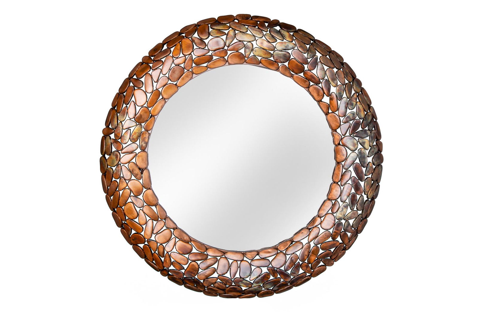 Lustro STONE MOSAIC miedź / 38743 / 41431
