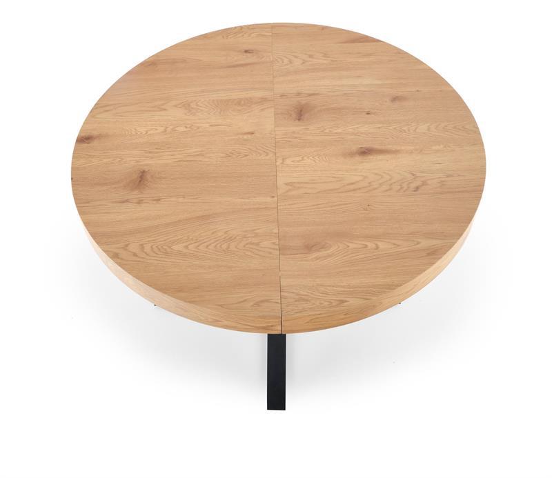 MERCY stół rozkładany blat - dąb złoty 120 (160) cm / HAL
