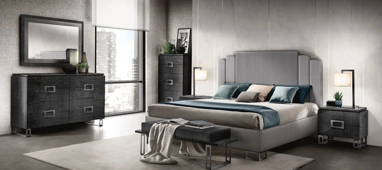 MODERNA TITANUM WŁOSKIE ŁÓŻKO TAPICEROWANE TWIN SIZE 110/120 X 190/200CM / ADORA ARREDOCLASSIC