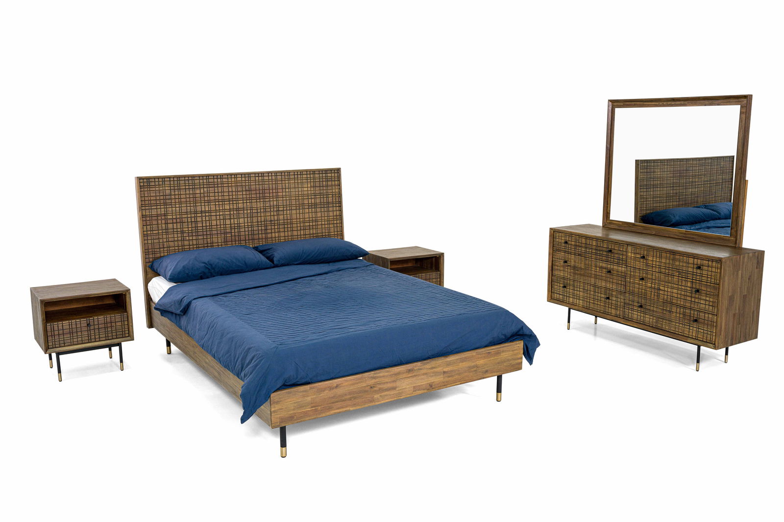Maze MAZK01 Łóżko 180cm + 2 szafki nocne MAZB02