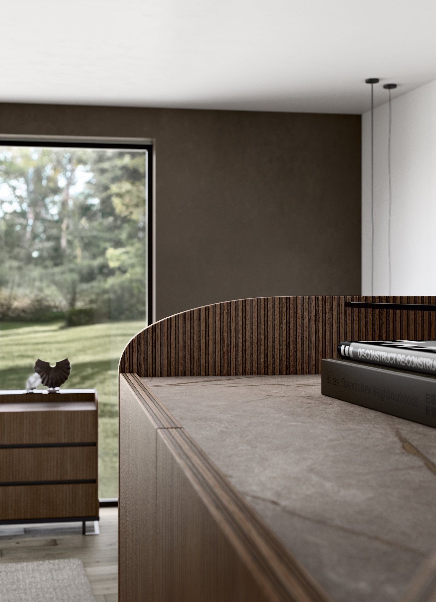 WŁOSKA KONSOLA NOWOCZESNA HEXAGON 130 CM / STATUS ITALY