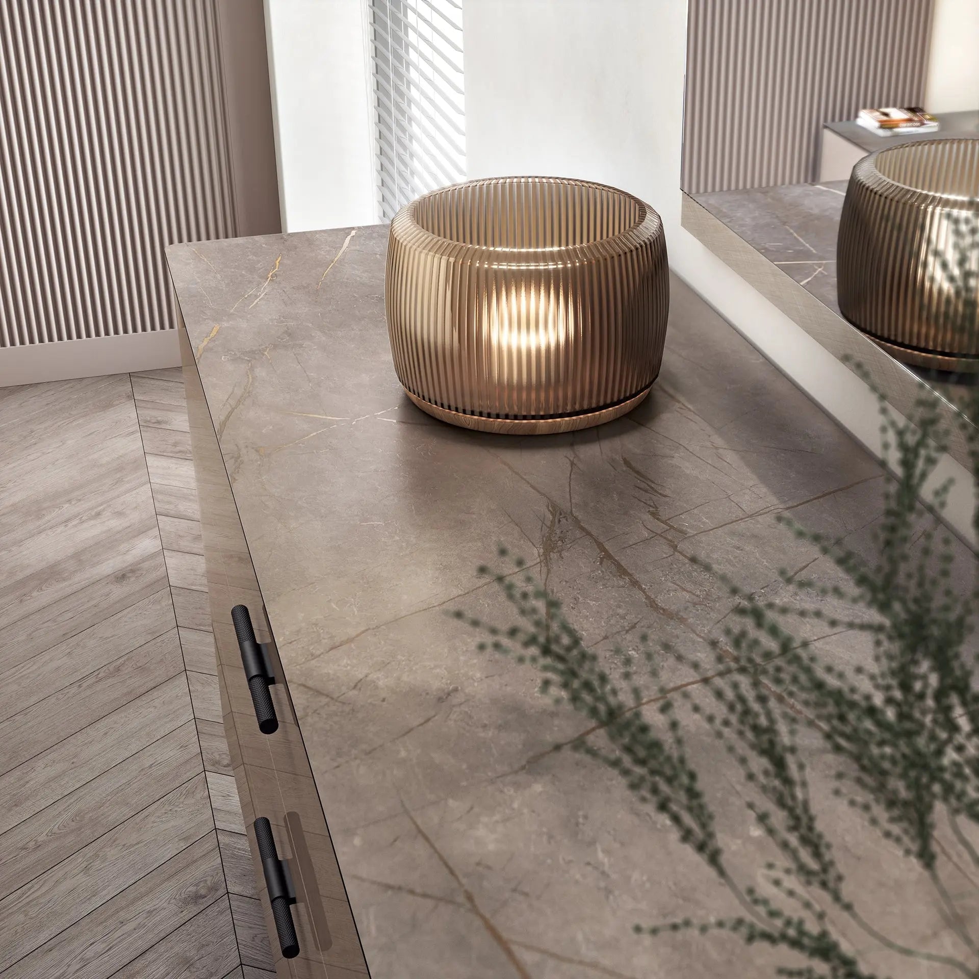 Włoska nowoczesna komoda 3 szufladowa SILVIA Status Italy Status Italy