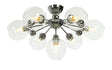 NOWOCZESNA LAMPA SUFITOWA PLAFON CHROMOWANY DEVOLI W7