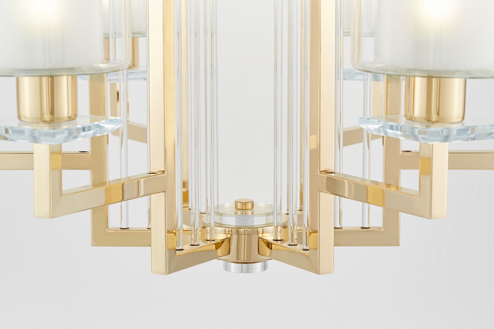 NOWOCZESNA LAMPA SUFITOWA ZŁOTA MANHATTAN W6