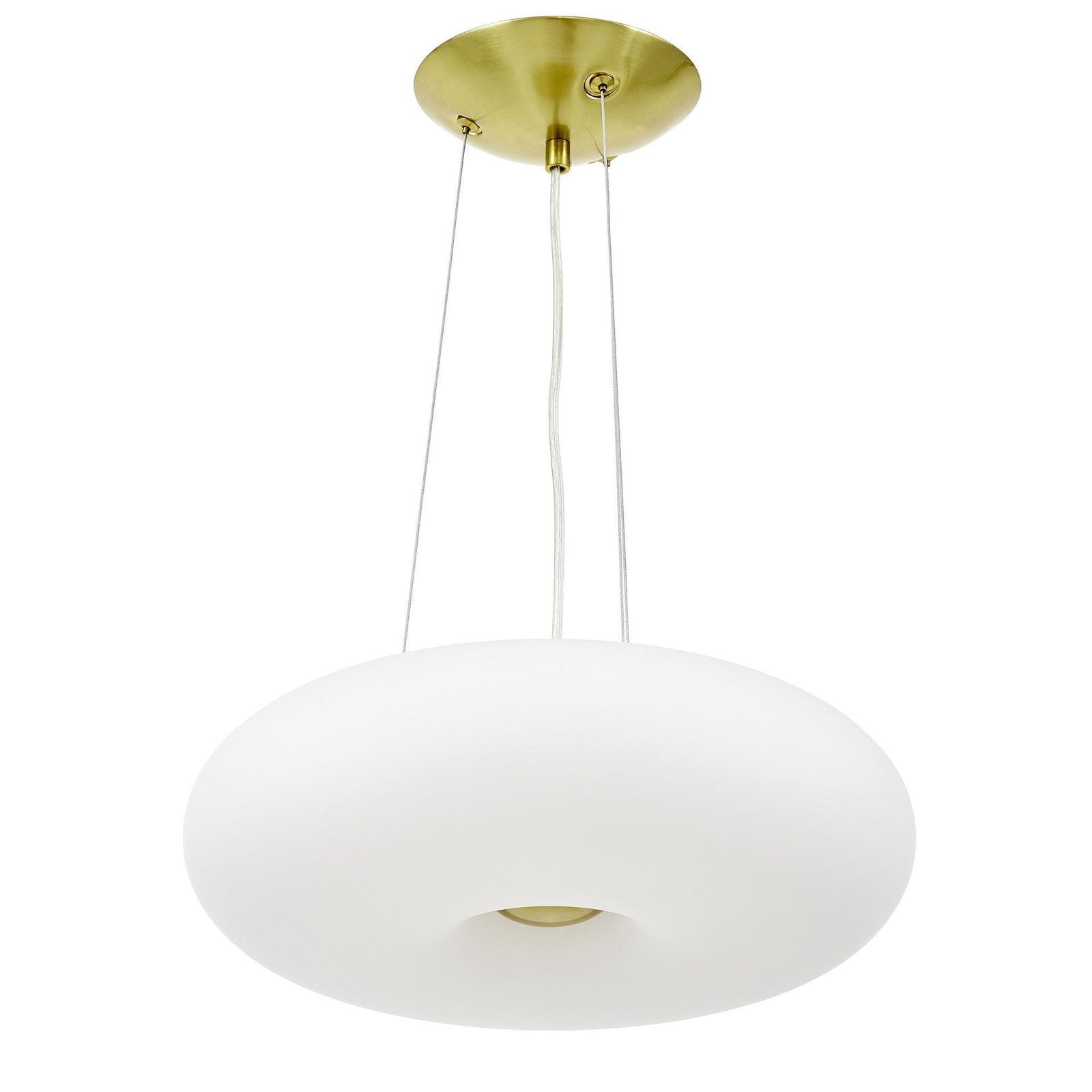 NOWOCZESNA LAMPA WISZĄCA BIAŁO-ZŁOTA BIANTE D38