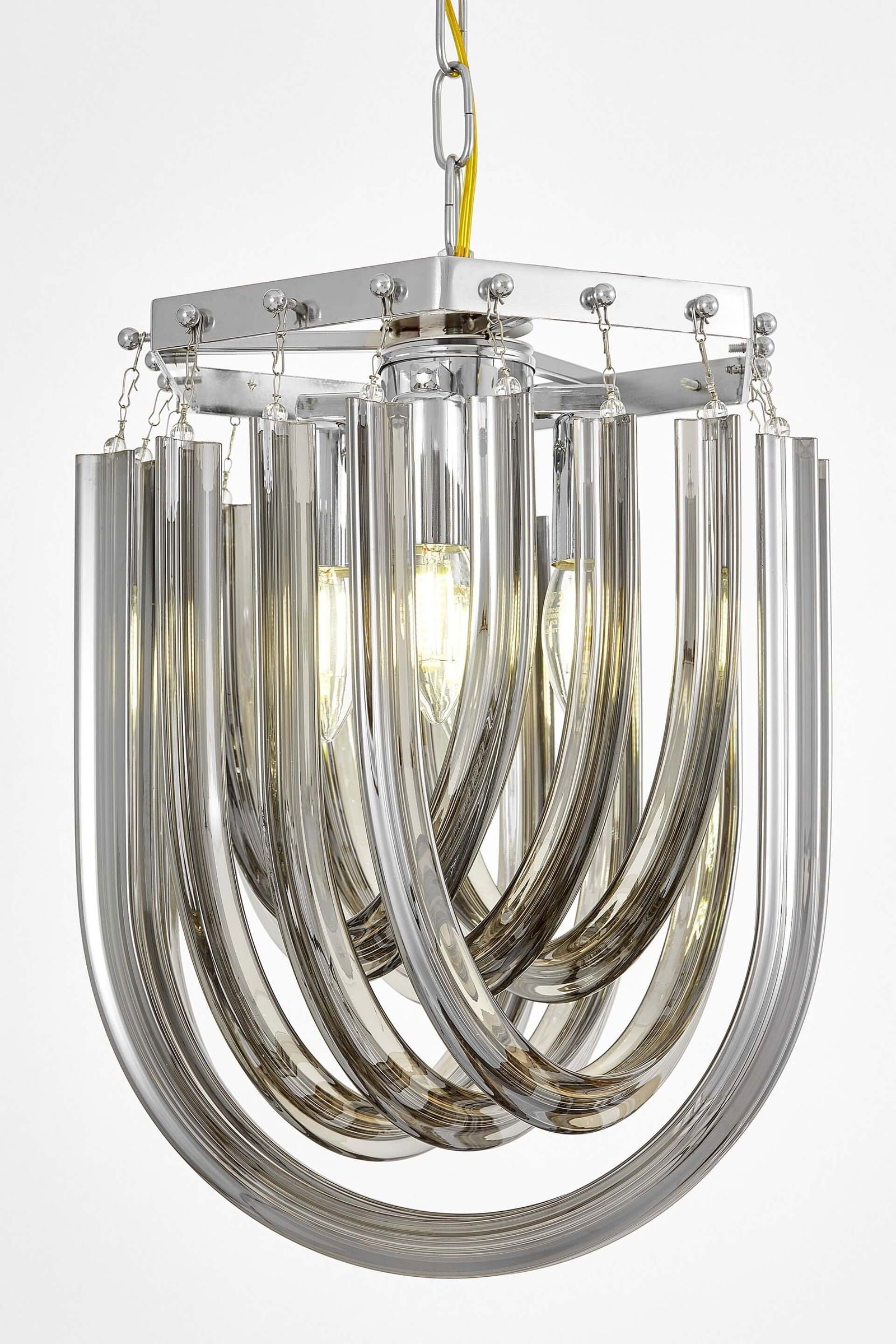 NOWOCZESNA LAMPA WISZĄCA CHROMOWANA BOSCONE D30