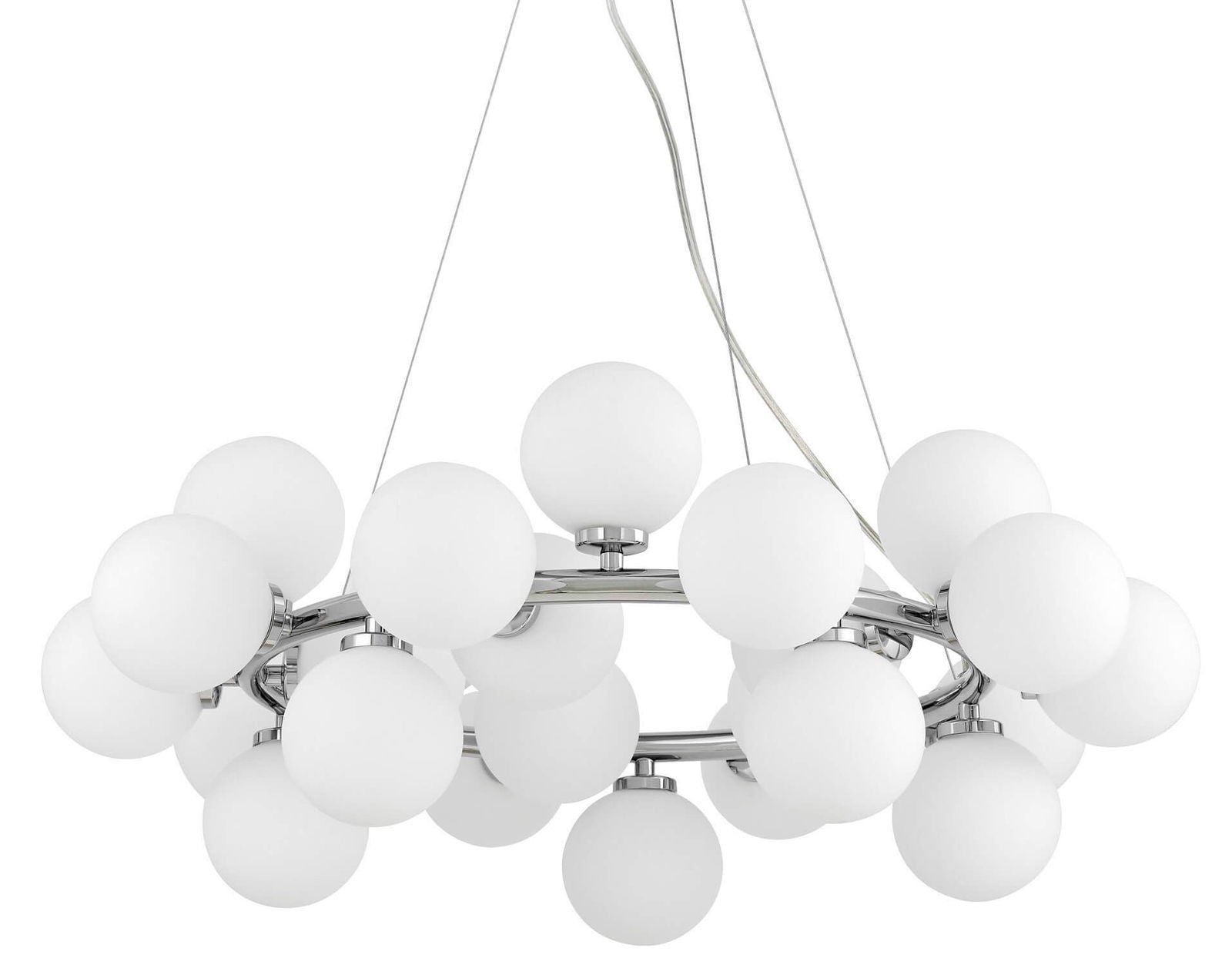 NOWOCZESNA LAMPA WISZĄCA CHROMOWANA MARSIADA W25