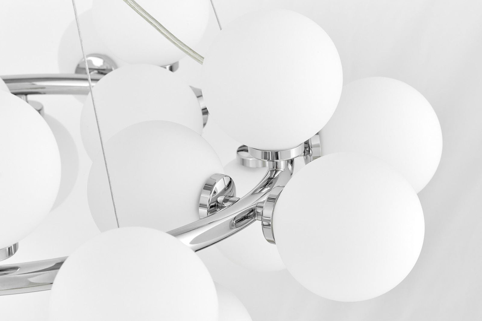 NOWOCZESNA LAMPA WISZĄCA CHROMOWANA MARSIADA W25