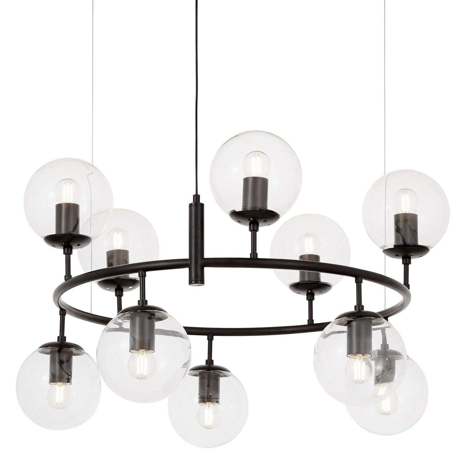 NOWOCZESNA LAMPA WISZĄCA CZARNA CEREDO NEO W10