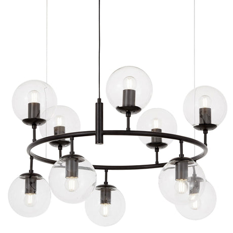 NOWOCZESNA LAMPA WISZĄCA CZARNA CEREDO NEO W10