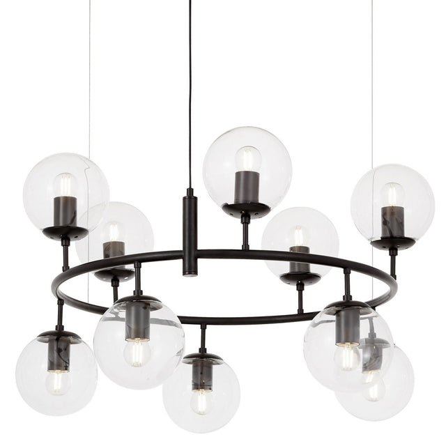 NOWOCZESNA LAMPA WISZĄCA CZARNA CEREDO NEO W10