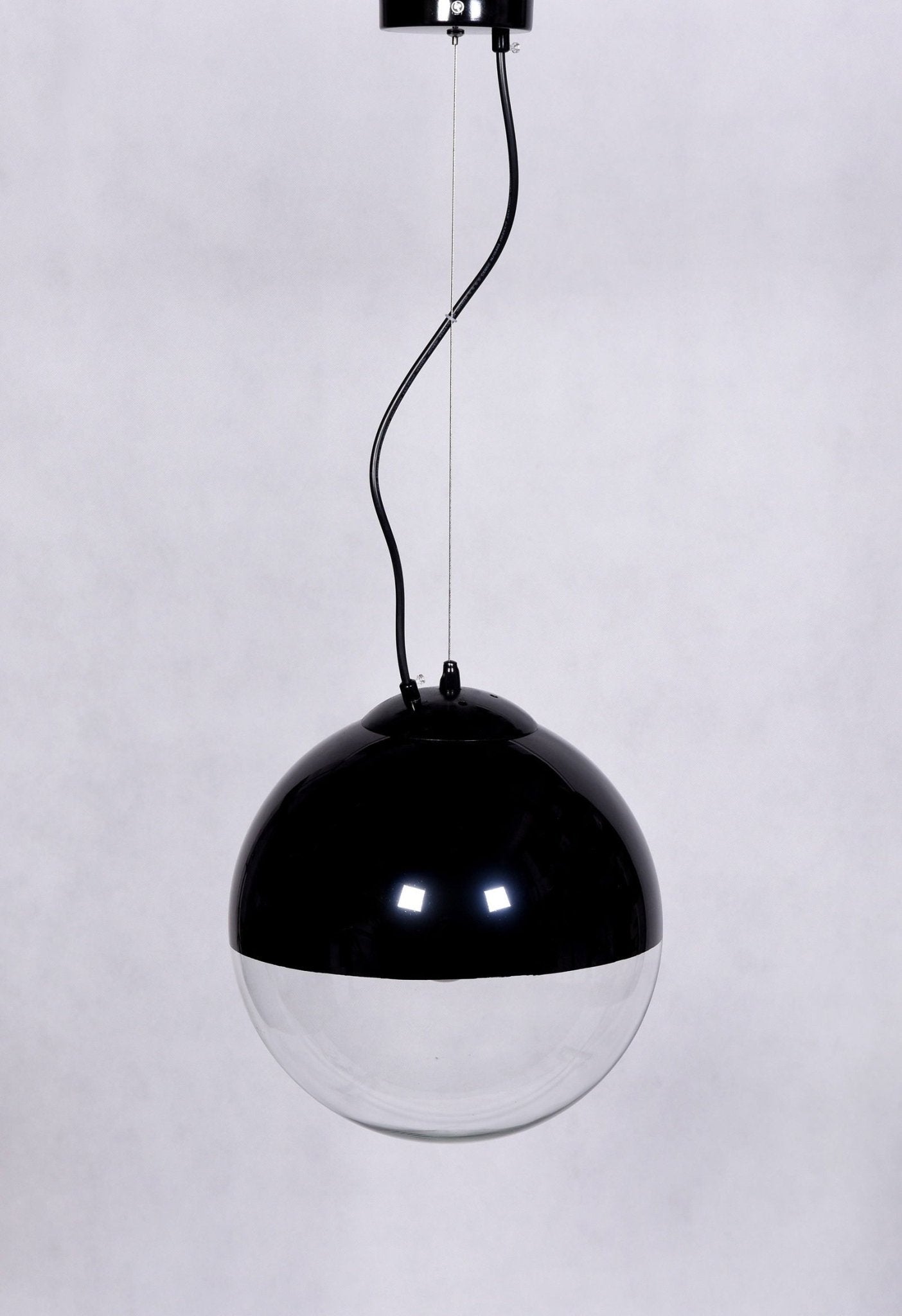 NOWOCZESNA LAMPA WISZĄCA CZARNA IBIZA