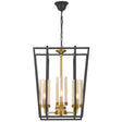 NOWOCZESNA LAMPA WISZĄCA CZARNO-ZŁOTA ARES W4