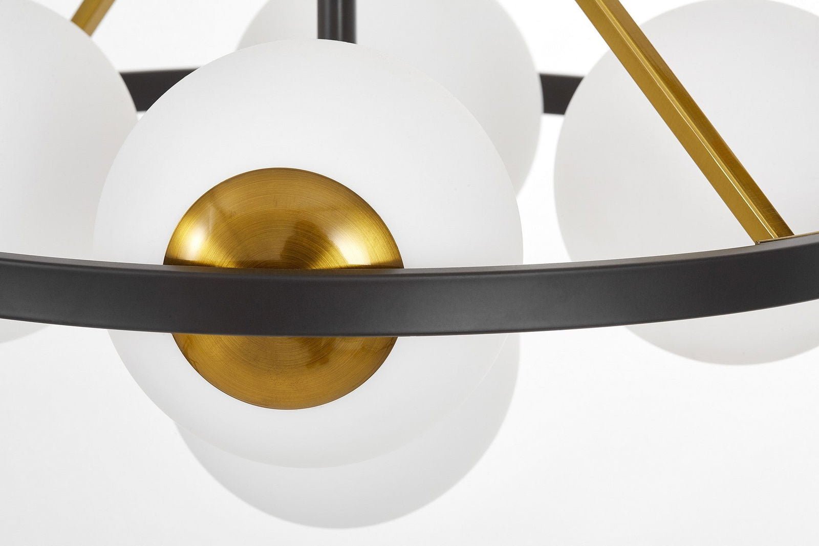 NOWOCZESNA LAMPA WISZĄCA CZARNO-ZŁOTA DONZANO W5