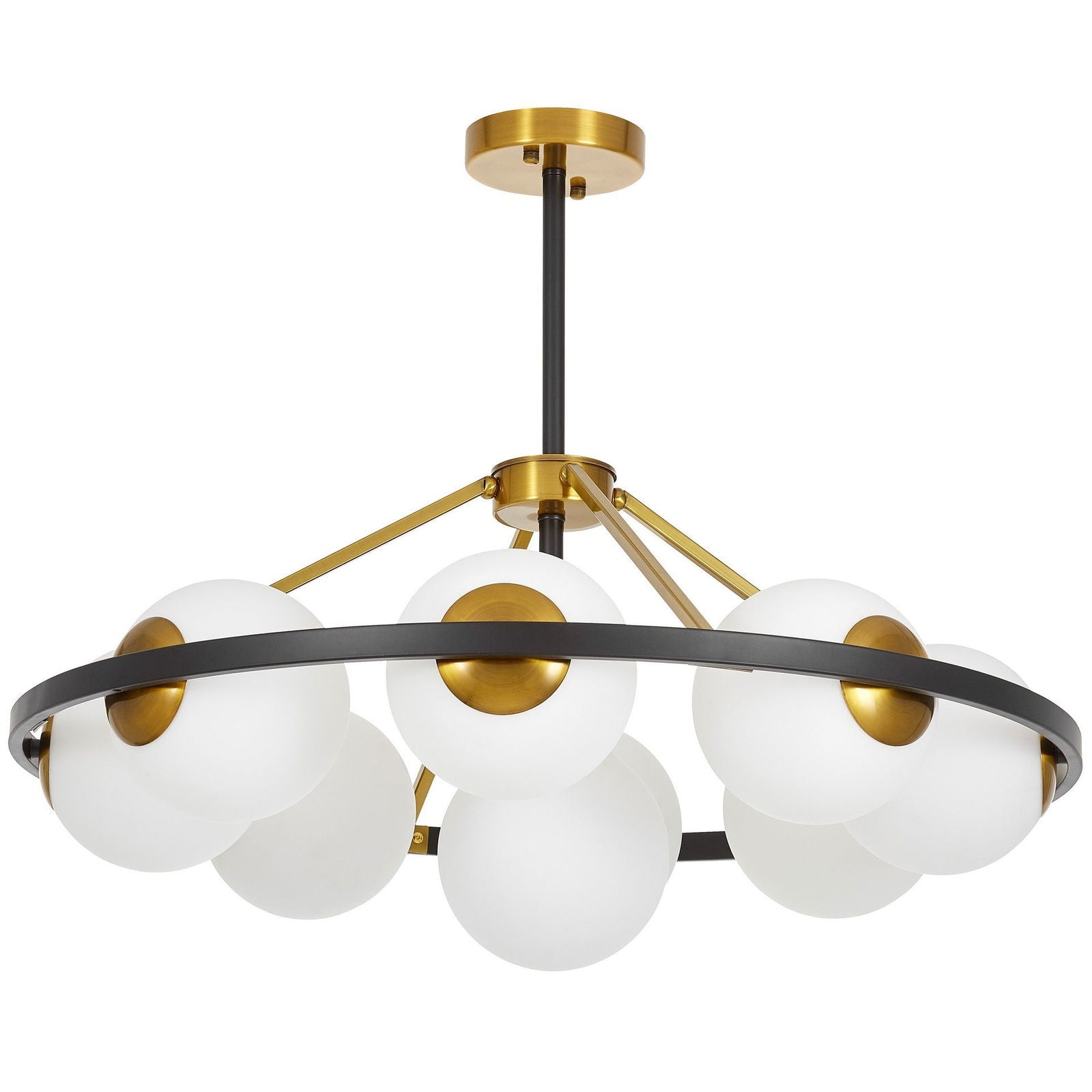 NOWOCZESNA LAMPA WISZĄCA CZARNO-ZŁOTA DONZANO W9