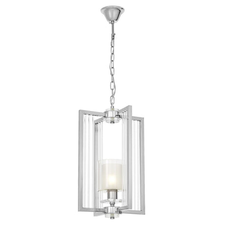 NOWOCZESNA LAMPA WISZĄCA LOFT CHROMOWANA MANHATTAN W1
