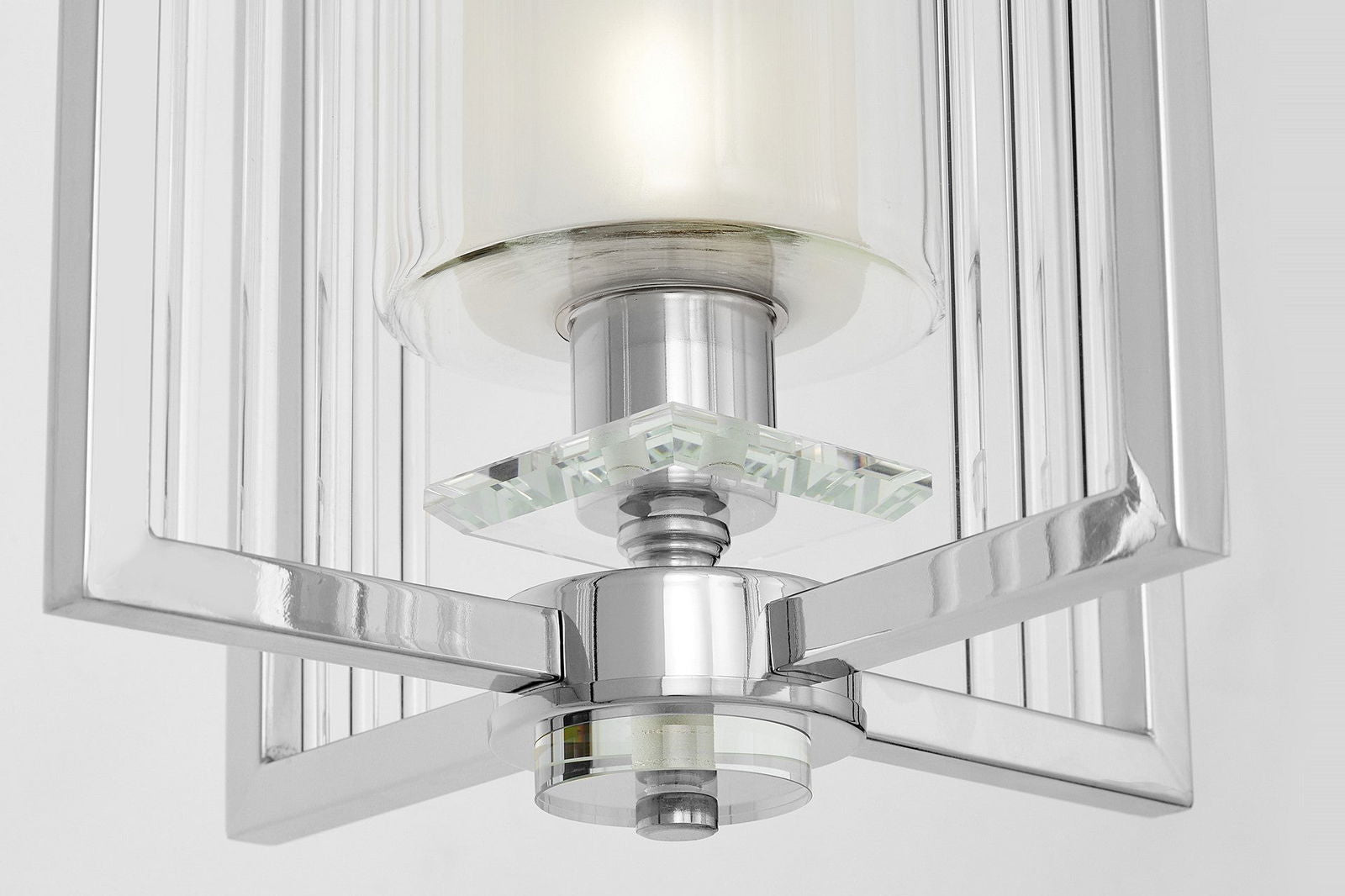 NOWOCZESNA LAMPA WISZĄCA LOFT CHROMOWANA MANHATTAN W1