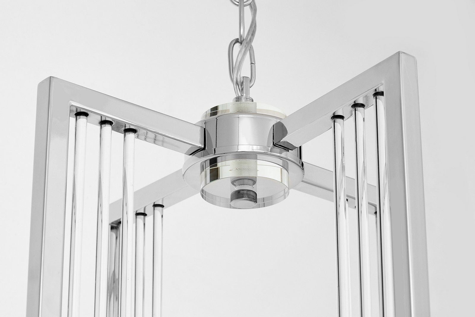 NOWOCZESNA LAMPA WISZĄCA LOFT CHROMOWANA MANHATTAN W1