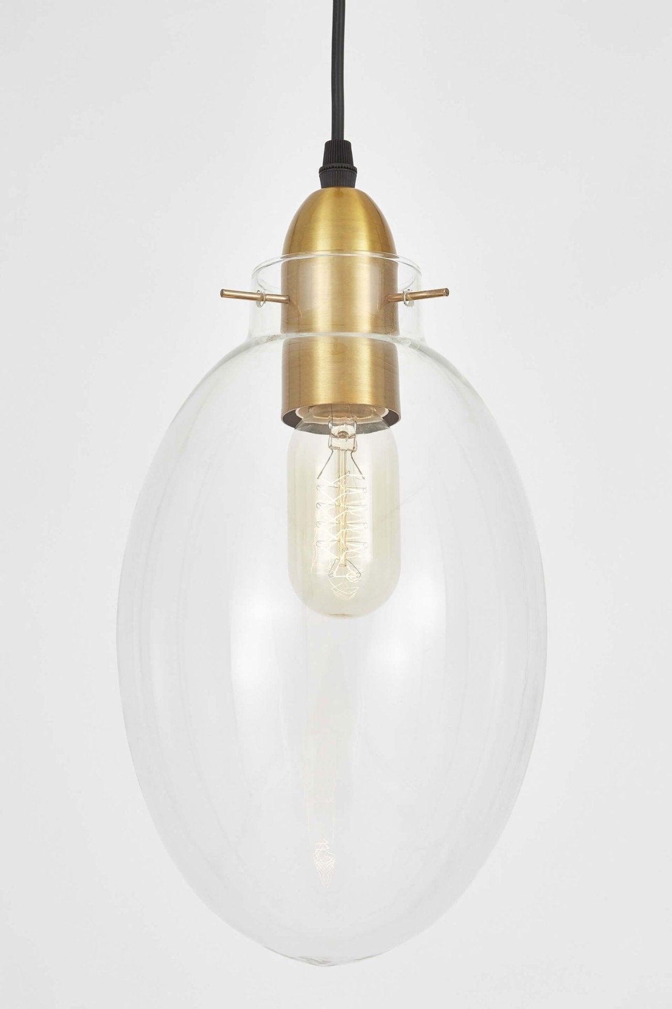 NOWOCZESNA LAMPA WISZĄCA LOFT PRZEZROCZYSTA RENTON