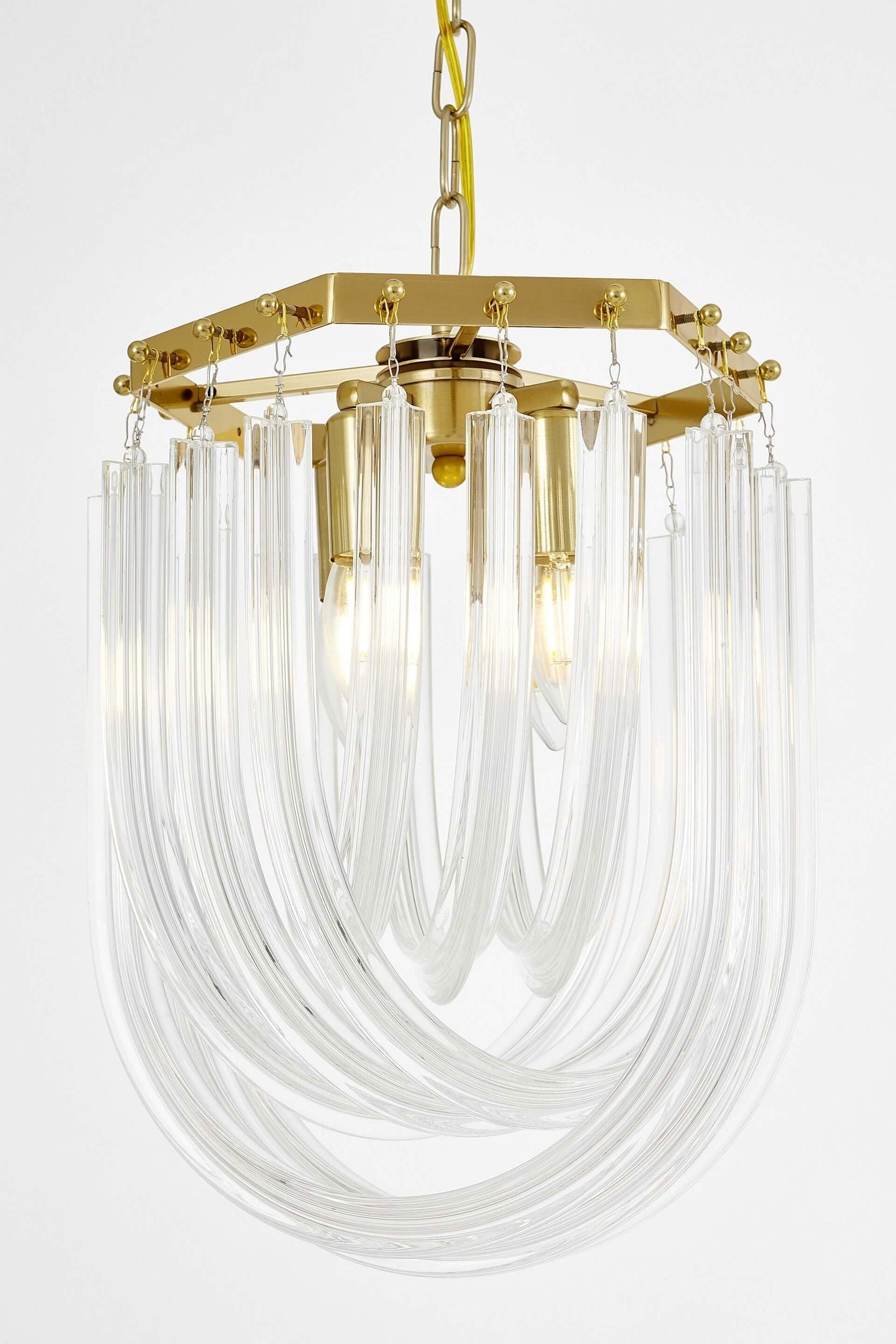NOWOCZESNA LAMPA WISZĄCA MOSIĘŻNA BOSCONE D30