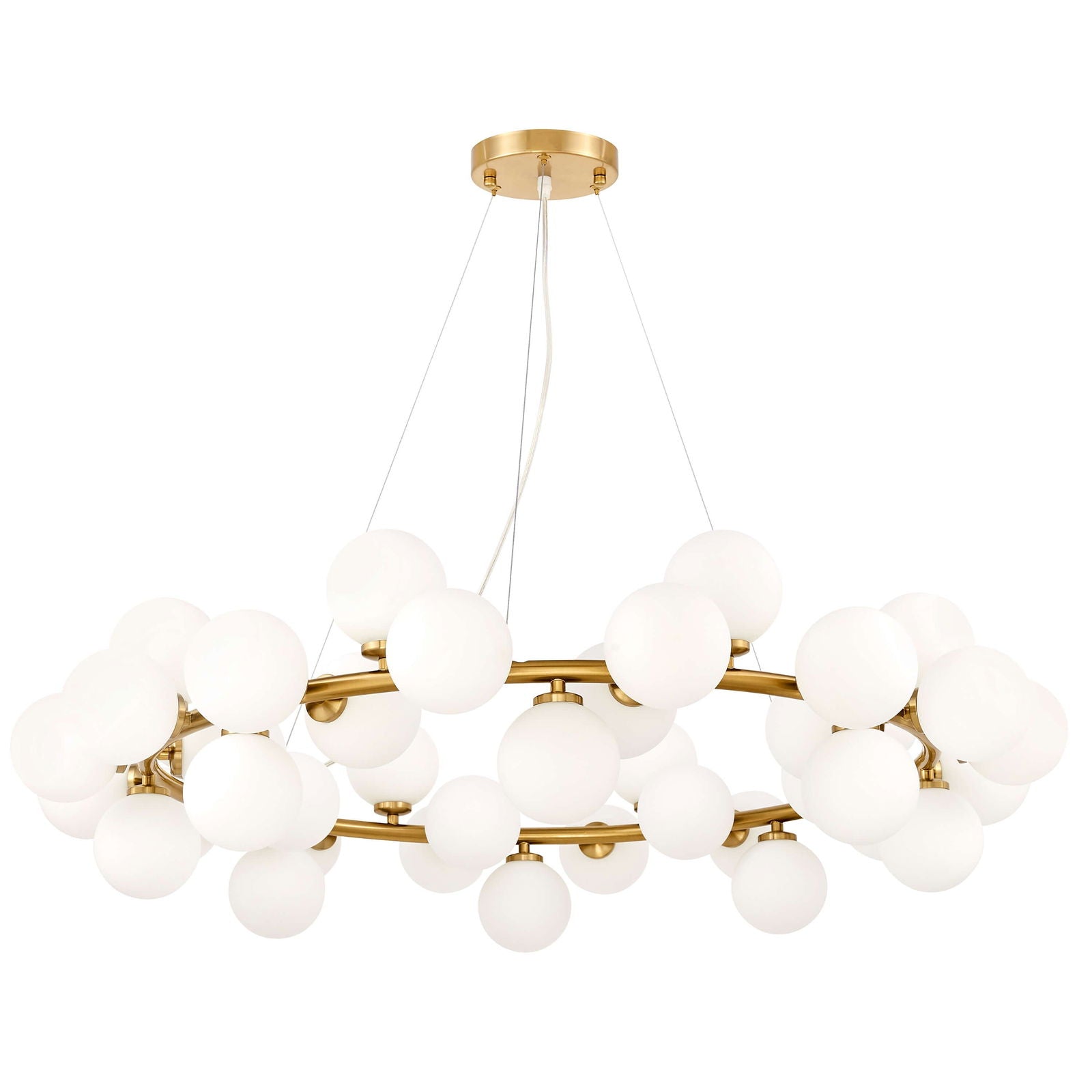 NOWOCZESNA LAMPA WISZĄCA MOSIĘŻNA MARSIADA W40