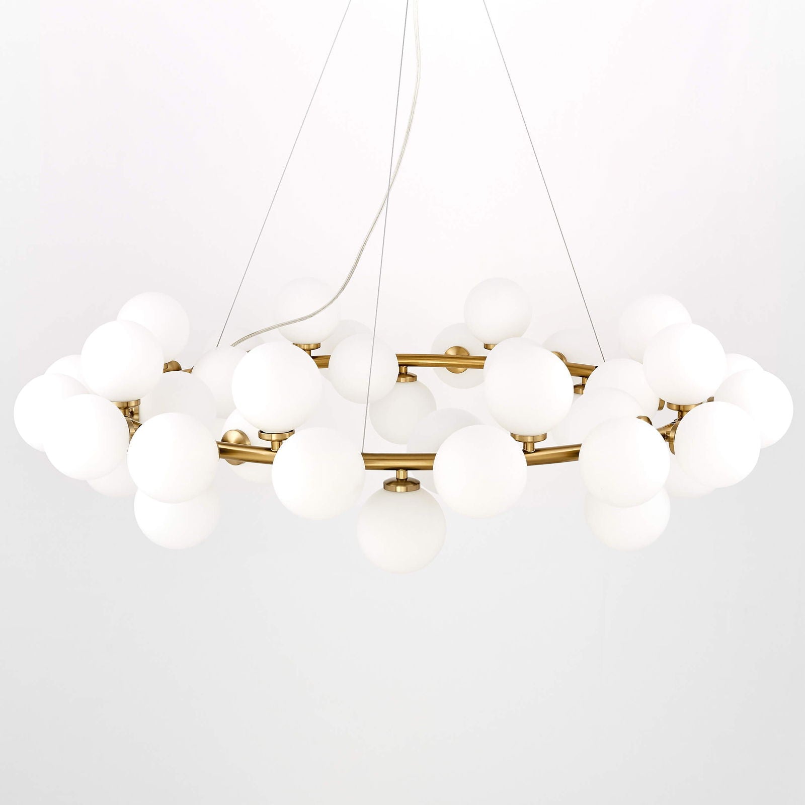 NOWOCZESNA LAMPA WISZĄCA MOSIĘŻNA MARSIADA W40