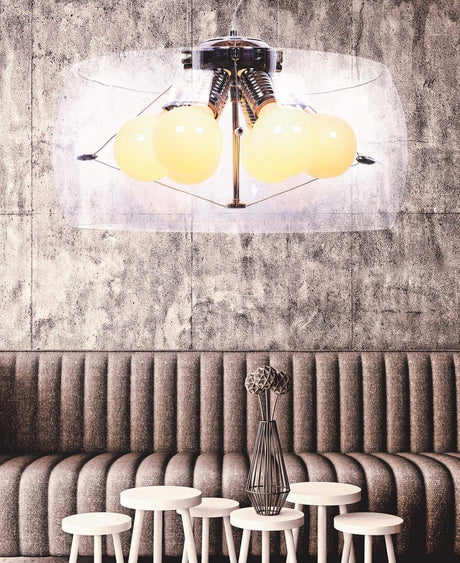NOWOCZESNA LAMPA WISZĄCA PRZEZROCZYSTA NANO D50