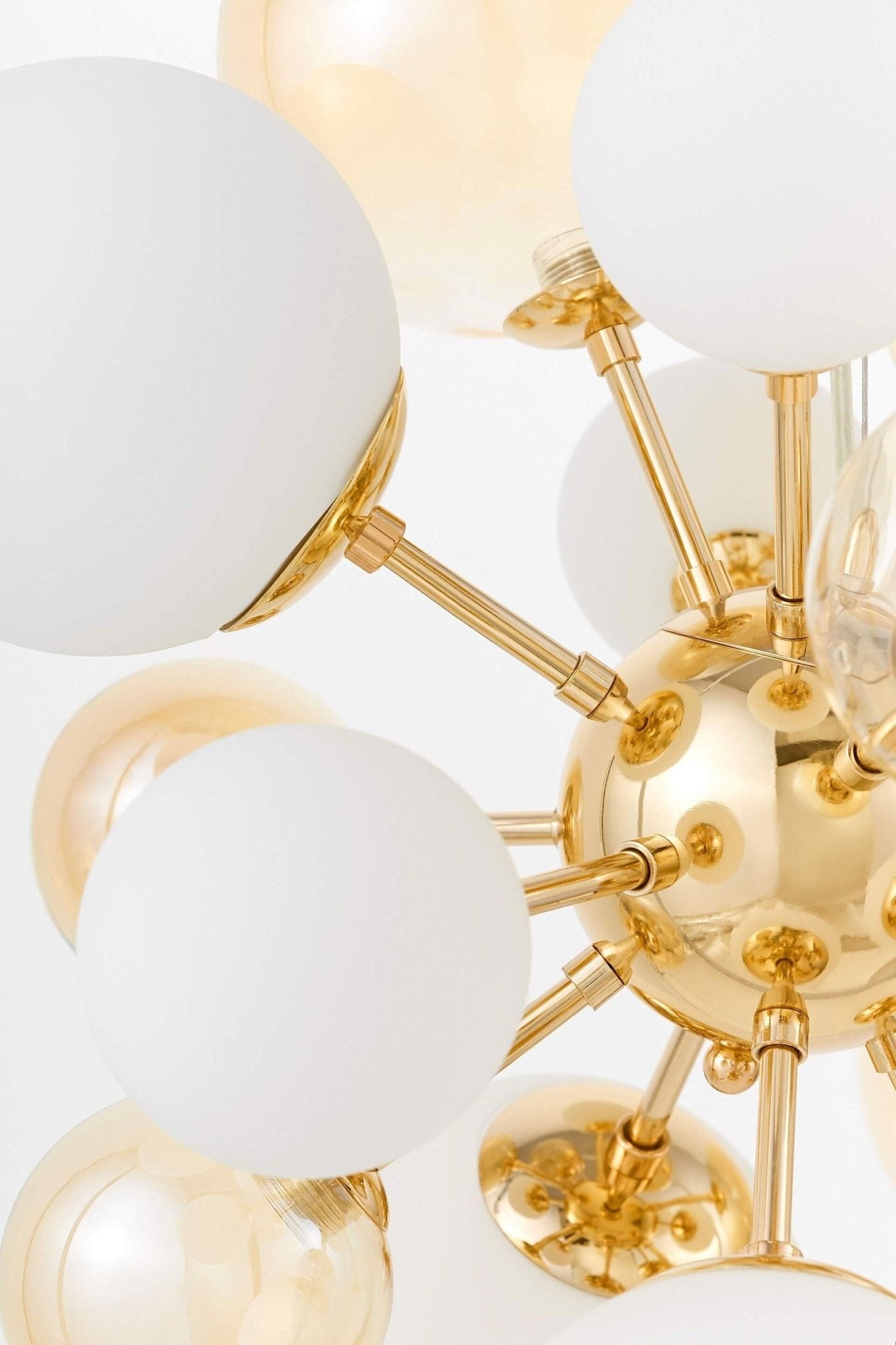 NOWOCZESNA LAMPA WISZĄCA ZŁOTA GALAKSIDA W10