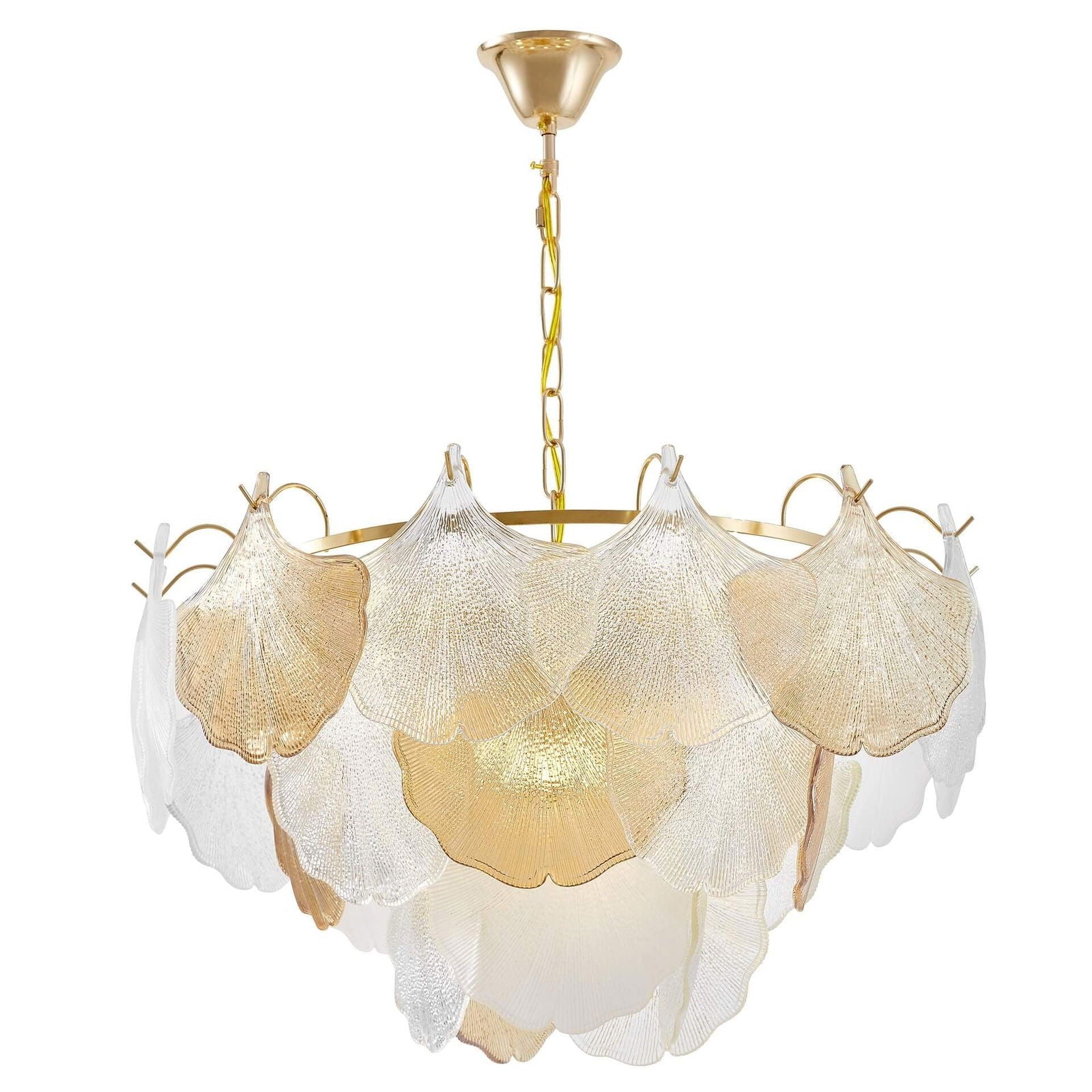 NOWOCZESNA LAMPA WISZĄCA ZŁOTA MONTINA D60