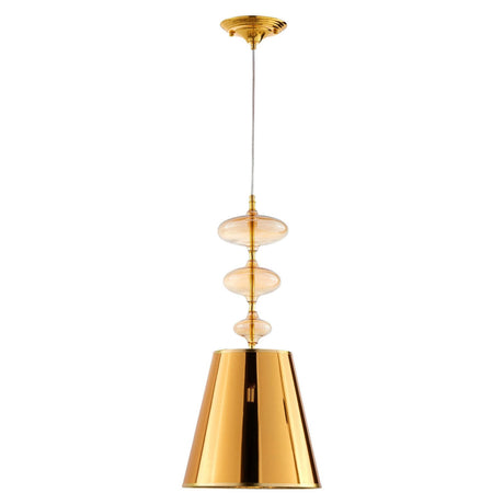 NOWOCZESNA LAMPA WISZĄCA ZŁOTA VENEZIANA W1