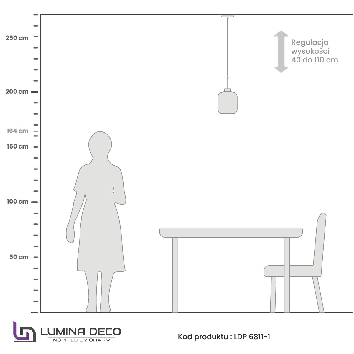NOWOCZESNA LAMPA WISZĄCA ZWIS RÓŻOWE ZŁOTO ALACOSMO W1