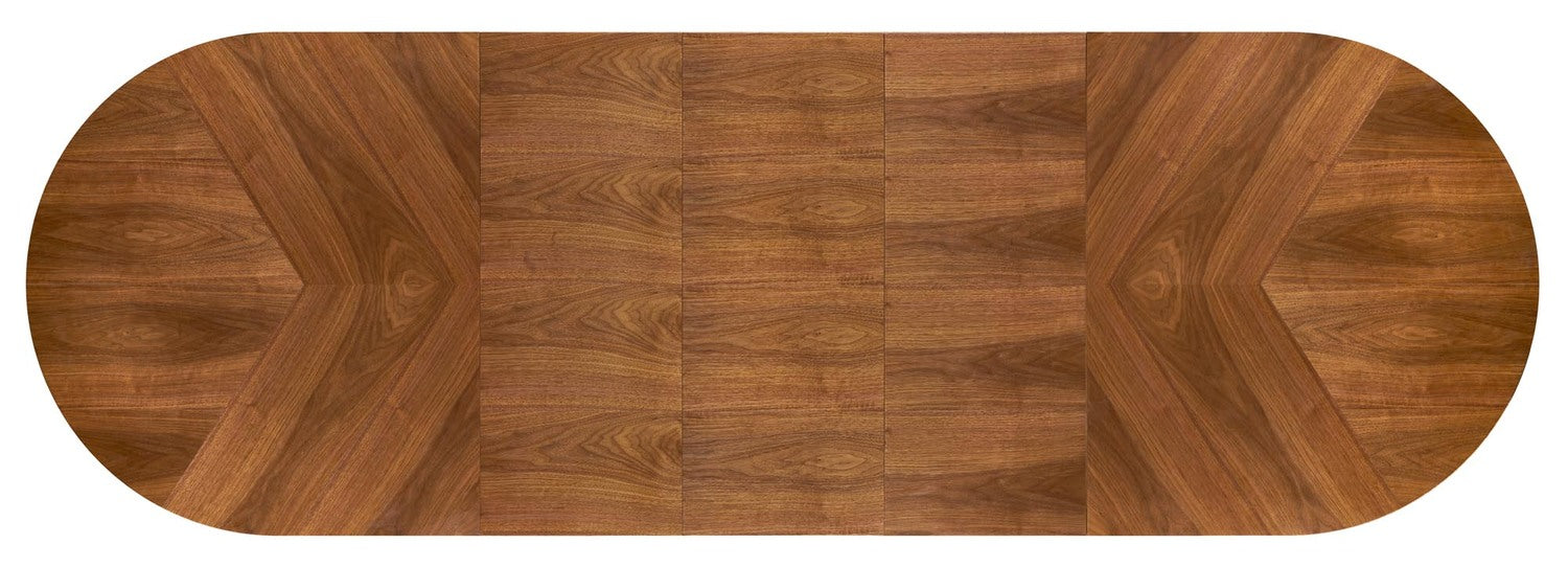 Stół do jadalni 180–300 cm z blatem MDF w naturalnej okleinie