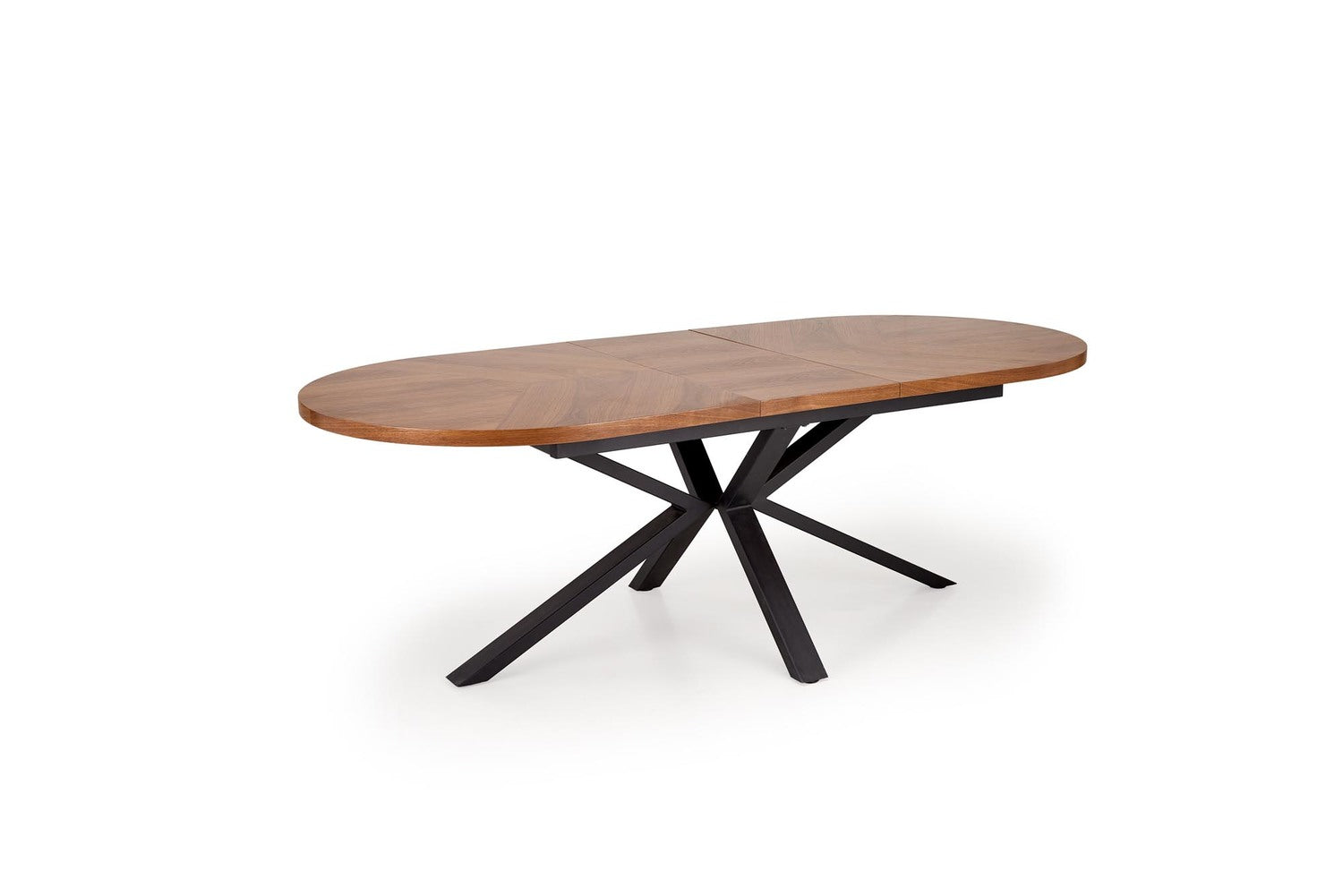 Stół do jadalni 180–300 cm z blatem MDF w naturalnej okleinie