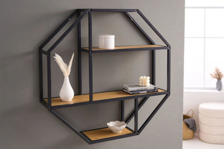 PÓŁKA ŚCIENNA SLIM LINE DZIKI DĄB NATURALNY / 43640 / INVICTA INTERIOR
