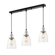 POTRÓJNA LAMPA WISZĄCA LOFT CHROMOWANA FABI W3 PRO