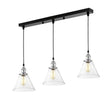 POTRÓJNA LAMPA WISZĄCA LOFT CHROMOWANA NUBI W3 PRO