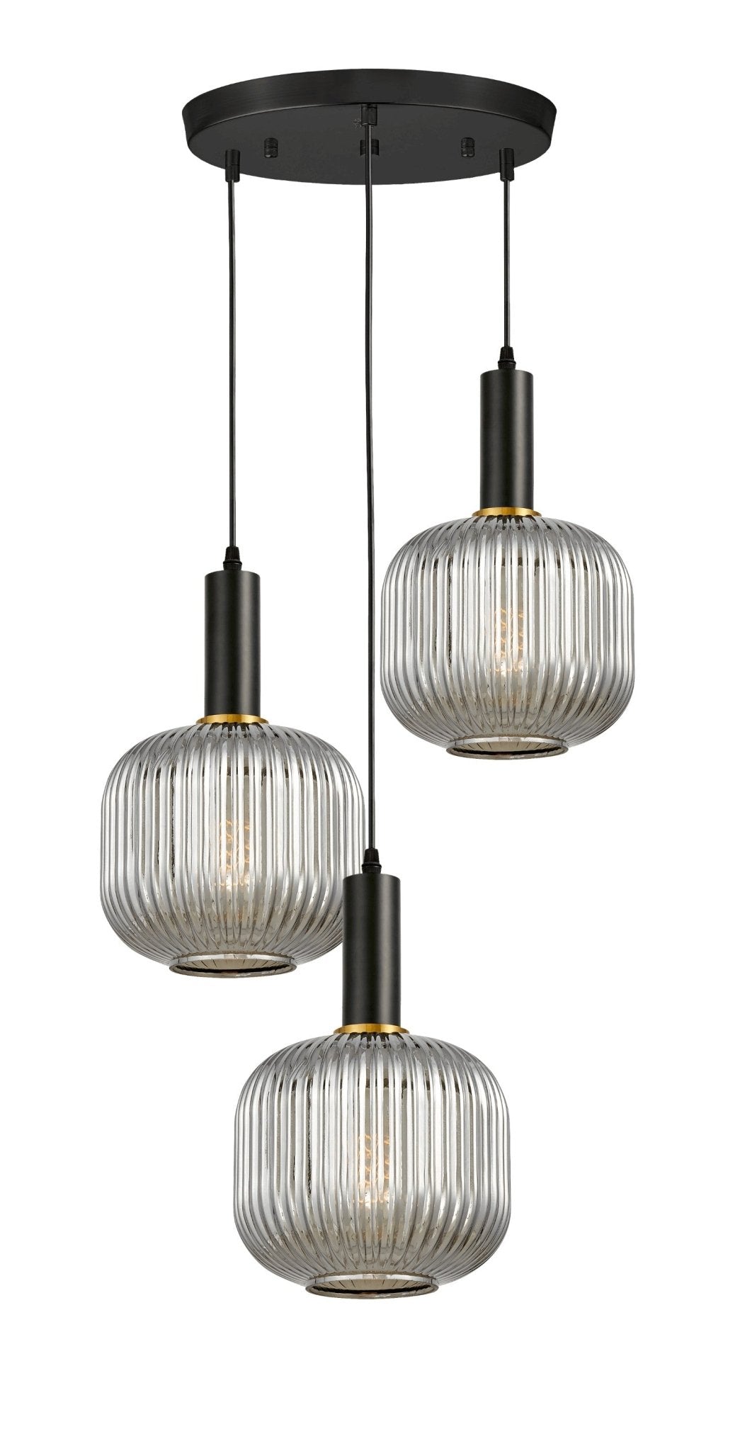 POTRÓJNA LAMPA WISZĄCA LOFT DYMIONA GATO W3 - RD