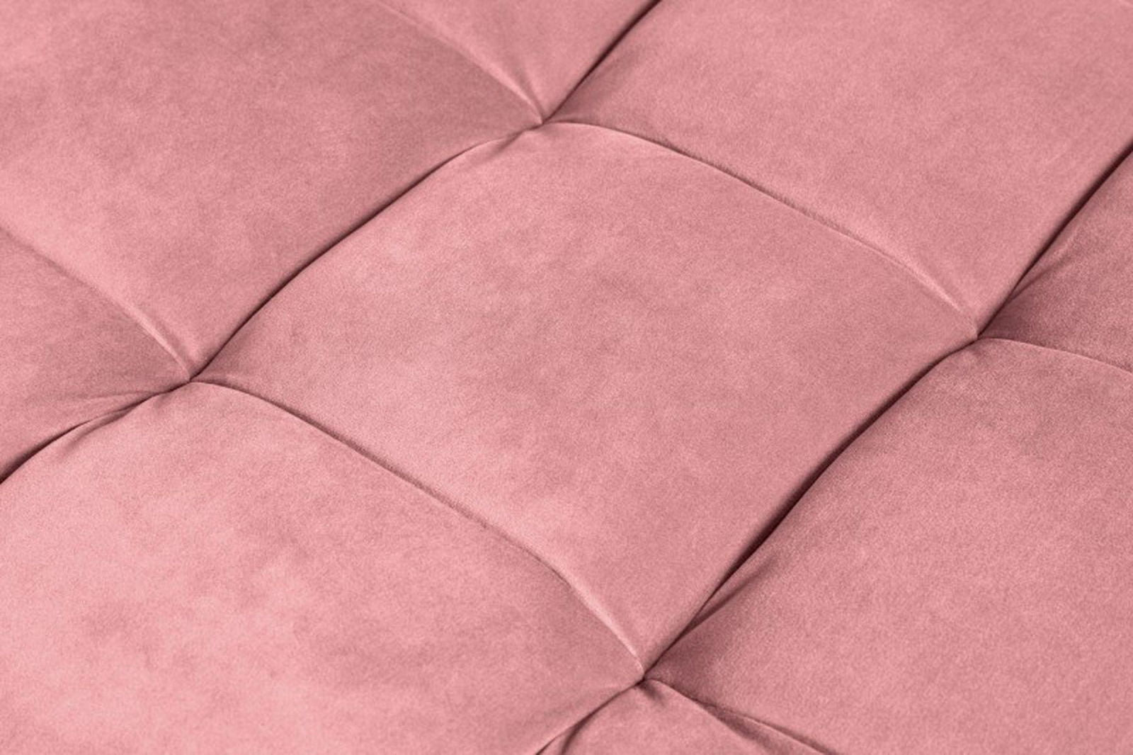 PUFA COZY VELVET MUSZTARDOWO RÓŻOWY AKSAMIT 80 CM / 43607  / INVICTA INTERIOR