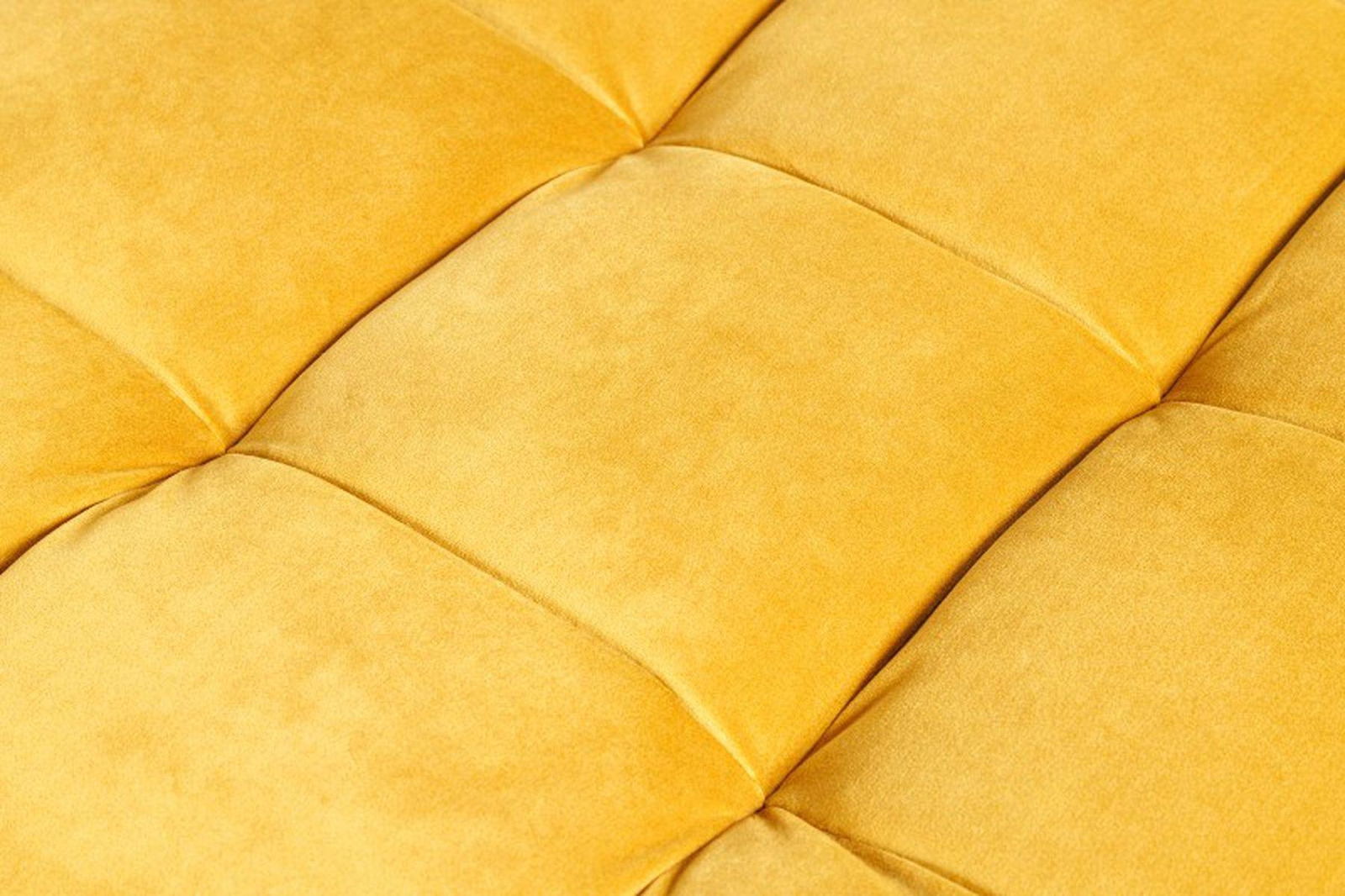 PUFA COZY VELVET MUSZTARDOWO ŻÓŁTY AKSAMIT 80 CM / 41302  / INVICTA INTERIOR